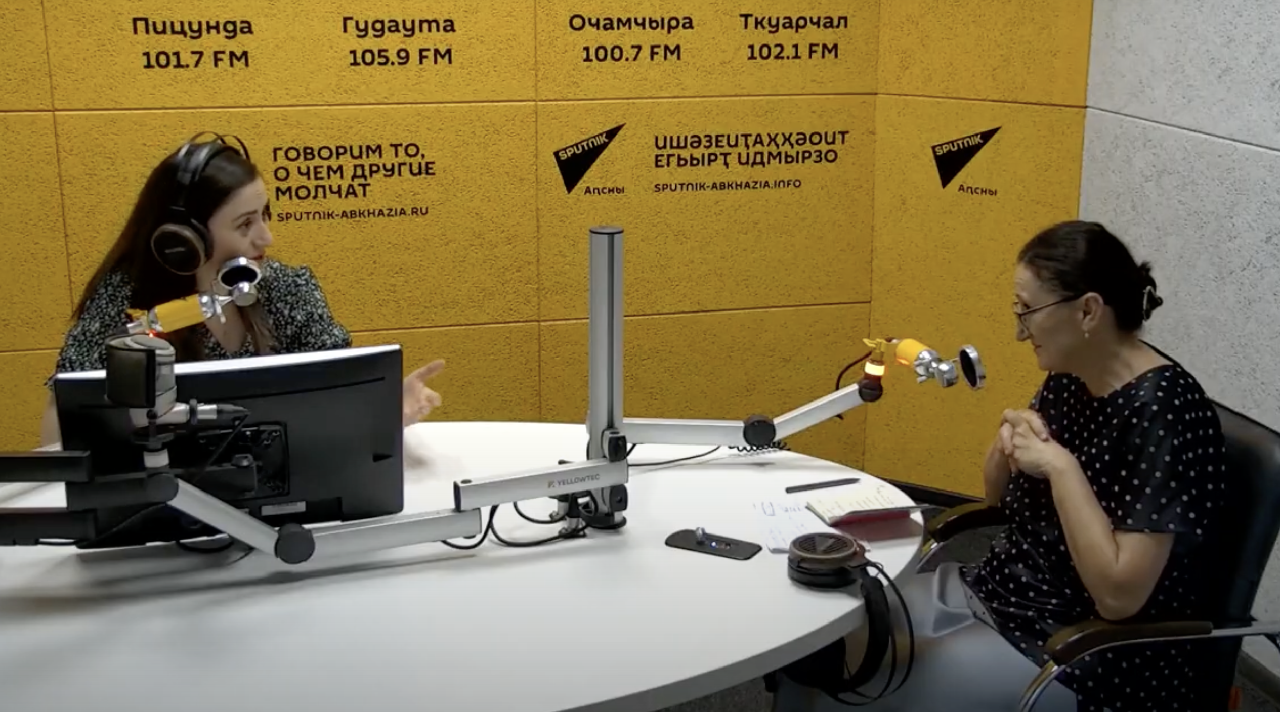 Интервью для спутника 